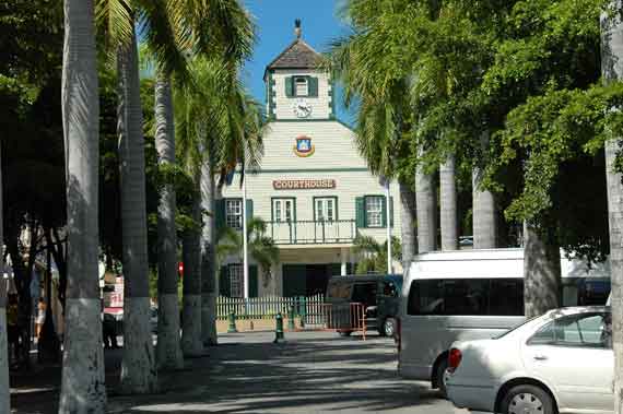 Karibik-Insel St Maarten, Philipsburg - Courthouse (Kleine Antillen) ( Urlaub, Reisen, Lastminute-Reisen, Pauschalreisen )