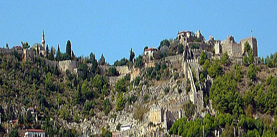 Seldschukische Burg in Alanya, Türkische Riviera, Türkei ( Urlaub, Reisen, Lastminute-Reisen, Pauschalreisen )