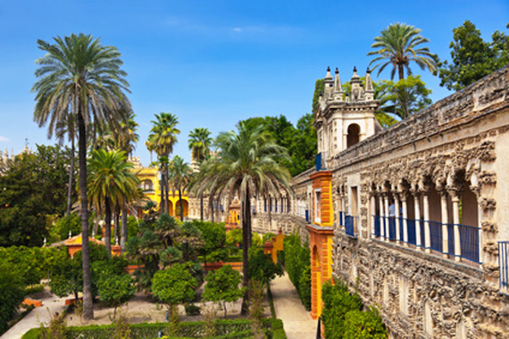 Alcázar von Sevilla, Andalusien, Spanien ( Urlaub, Reisen, Lastminute-Reisen, Pauschalreisen )